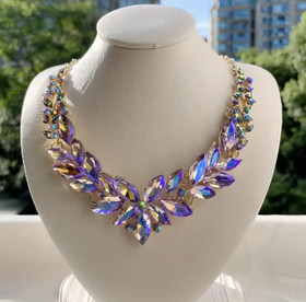 Purple Diamonds kaulakoru