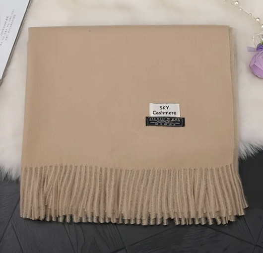 Big Cashmere Scarf lämmin ja pehmeä casmir huivi