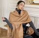 Big Cashmere Scarf lämmin ja pehmeä casmir huivi
