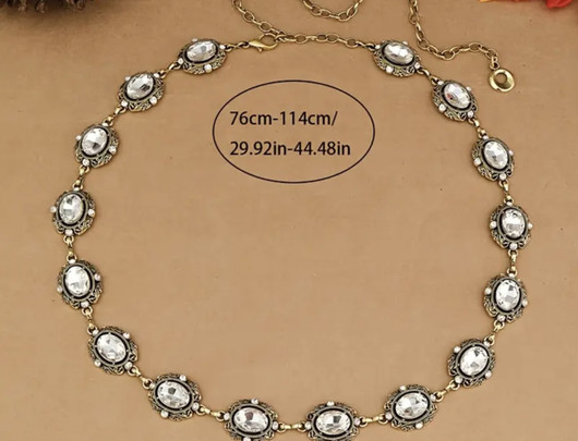 Vintage Jewelry Belt- Todellinen koruvyö vintage tyylinen