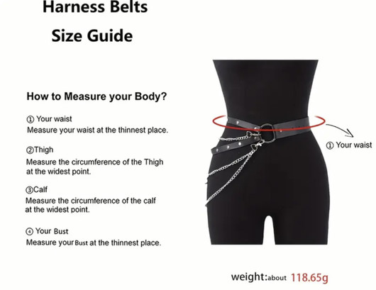 Darling I am not Like Others Belt- musta  pu-nahasta valmistettu vyö