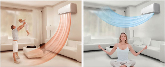 Ilmalämpöpumppu Vivax Ys Design 12 lämmitys-/jäähdytyskäyttöön