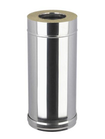 Saunapiipun eristetty jatko 0,5 m ø 115 mm RST Savupiipputarvike Jeremias