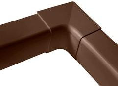 Ilmalämpöpumpun asennustarvike 80x60 mm sisäkulma ruskea Artiplastic