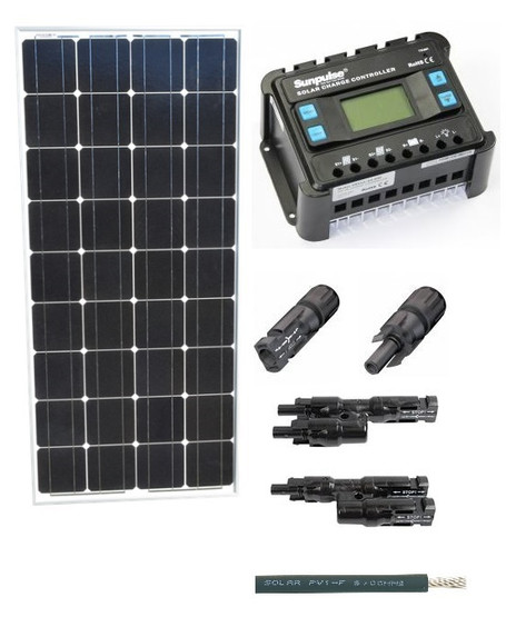 Mökkipaketti 200 W PWM-lataussäätimellä