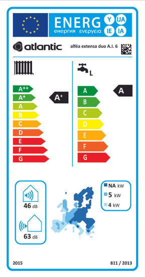 Ilmavesilämpöpumppu Atlantic Alfea Extensa+ A.I DUO 6 kW