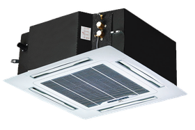 Kattokasetti puhallinkonvektori sis. paneeli T-MBQ4-02C , teho 5,70 / 9,66 kW, 2-putkinen CH-FC060K2