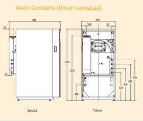 Öljykondenssikattila Atlantic Axeo Condens 5025