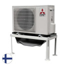 Ulkoyksikön sulatusvedenohjain fi501 maatukitelineelle