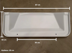 Ulkoyksikön sulatusvedenohjain fi501 maatukitelineelle