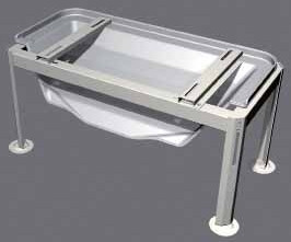 Ulkoyksikön sulatusvedenohjain fi501 maatukitelineelle