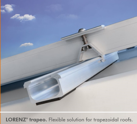 Sivukiinnike Trapeo aurinkopaneelin kiinnitykseen