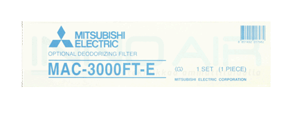 Mitsubishi Electric FH-mallin suodatin (musta) MAC-3000FT-E