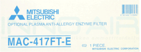Mitsubishi Electric MAC-417FT-E allergiasuodatin FD-mallin ilmalämpöpumppuun