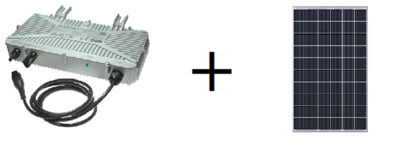 AE Conversion pieni aurinkosähköjärjestelmä 250Wp omakotitaloon