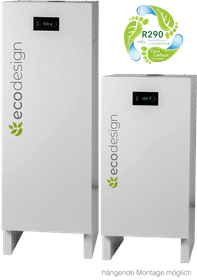 ED 180 WL poistoilmalämpöpumppu lämminvesivaraajalla