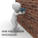 Timanttiporaus siporex-/kevytsoraharkko-/tiili- tai massiivipuuseinään