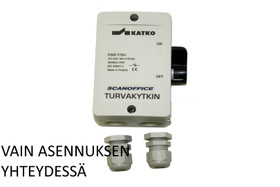 Turvakytkin, asennettuna