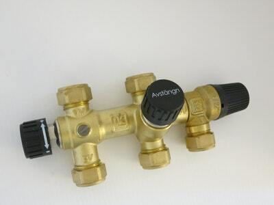 OSO sekoitus-varoventtiili Wally 15mm