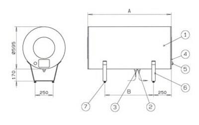 Vedenlämmitin Jäspi VLS-300 sauna, 3 kW