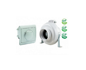 Kanavapuhallin Airsec VK EC 100 + nopeudensäädin EC-moottorille