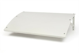 Ilmalämpöpumpun ulkoyksikön suojakatos iso, valkoinen