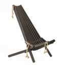 EcoFurn Ekotuoli, mänty musta öljytty