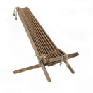 EcoFurn Ekotuoli, mänty ruskea öljytty