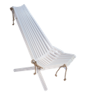 EcoFurn Ekotuoli, mänty valkoinen öljytty