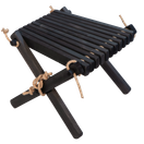 EcoFurn Lilli rahi/sivupöytä, mänty musta öljytty