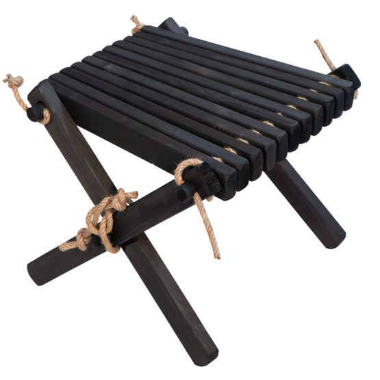 EcoFurn Lilli rahi/sivupöytä, mänty musta öljytty