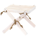 EcoFurn Lilli rahi/sivupöytä, mänty valkoinen öljytty