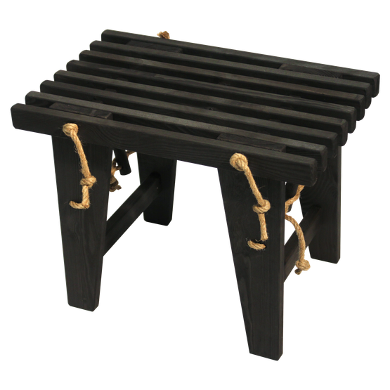 EcoFurn Ekopenkki 60 cm, mänty musta öljytty