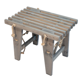 EcoFurn Ekopenkki 60 cm, mänty harmaa öljytty