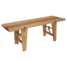 EcoFurn Ekopenkki 120 cm, tervaleppä öljytty