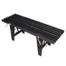 EcoFurn Ekopenkki 120 cm, tervaleppä musta öljytty