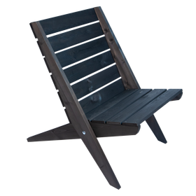 EcoFurn Granny, mänty musta öljytty