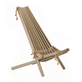 EcoFurn Ekotuoli, saarni harmaa öljytty