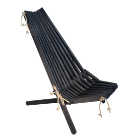 EcoFurn Ekotuoli, tervaleppä musta öljytty