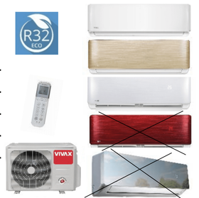 Vivax R-Design 09 - valmis paketti 2 sisäyksiköllä