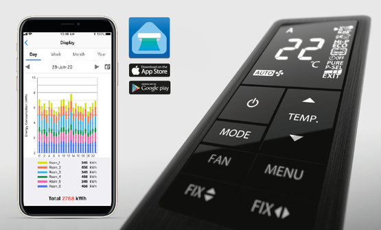 Ilmalämpöpumppu Toshiba Haori DESIGN 25 lämmitys/jäähdytys