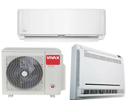 Vivax lattia- ja seinämalli - valmis paketti 2 sisäyksiköllä