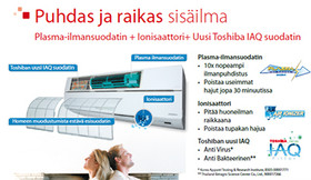 Toshiba IAQ Ultra Fresh ilmalämpöpumpun suodatin