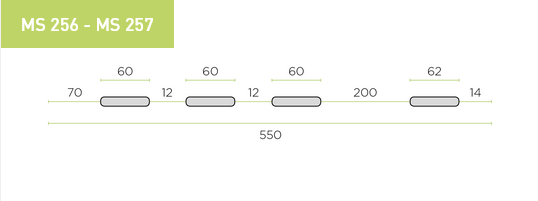 Seinä asennusteline ilmalämpöpumpulle 140kg, Rodigas MS257