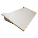 Ilmalämpöpumpun ulkoyksikön katos Kiilax 1200x650 mm, valkoinen