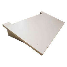 Ilmalämpöpumpun ulkoyksikön katos Kiilax 1200x650 mm, valkoinen