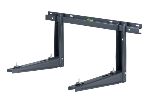 Seinä asennusteline ilmalämpöpumpulle 140kg, Rodigas MS257N antrasiitti