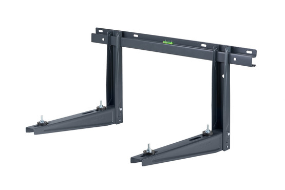 Seinä asennusteline ilmalämpöpumpulle 140kg, Rodigas MS253N antrasiitti