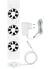 Speed Comfort Duoset-lämmönsiirtopuhallin 75-120 cm lämpöpattereille/konvektoreille