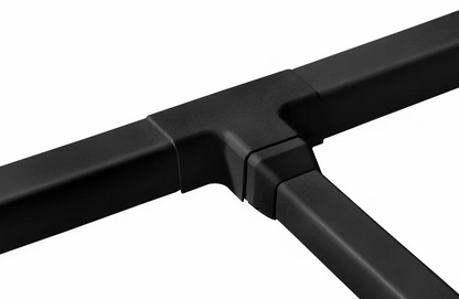 Ilmalämpöpumpun asennustarvike 80x60 mm t-kappale musta